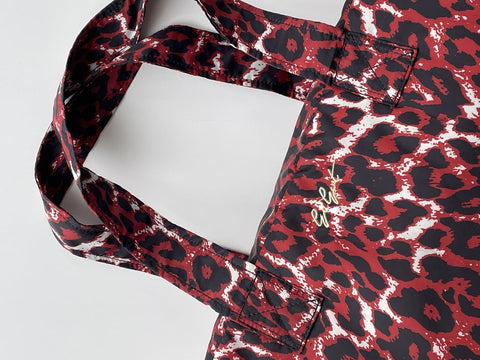 ヒョウ柄ナイロントートbag 画像
